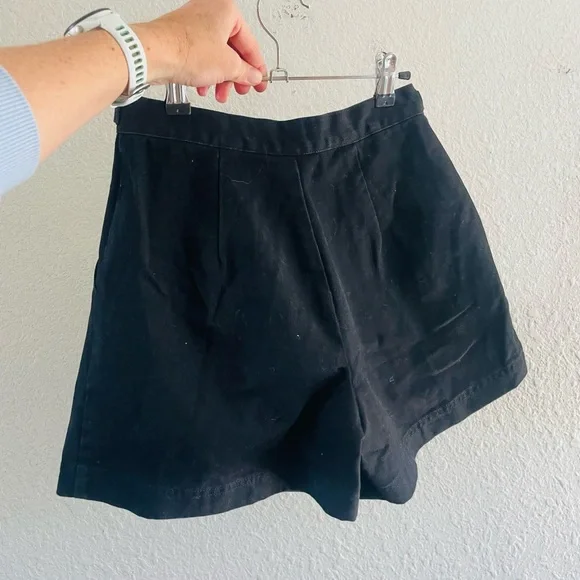 Vintage Newport News High Rise Black Shorts 100% Cotton - Picture 10 of 11
